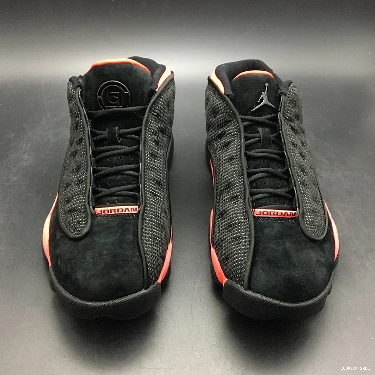 Rep AT3102-006 Red  Black Clot Jordan Low Retro 13  0514